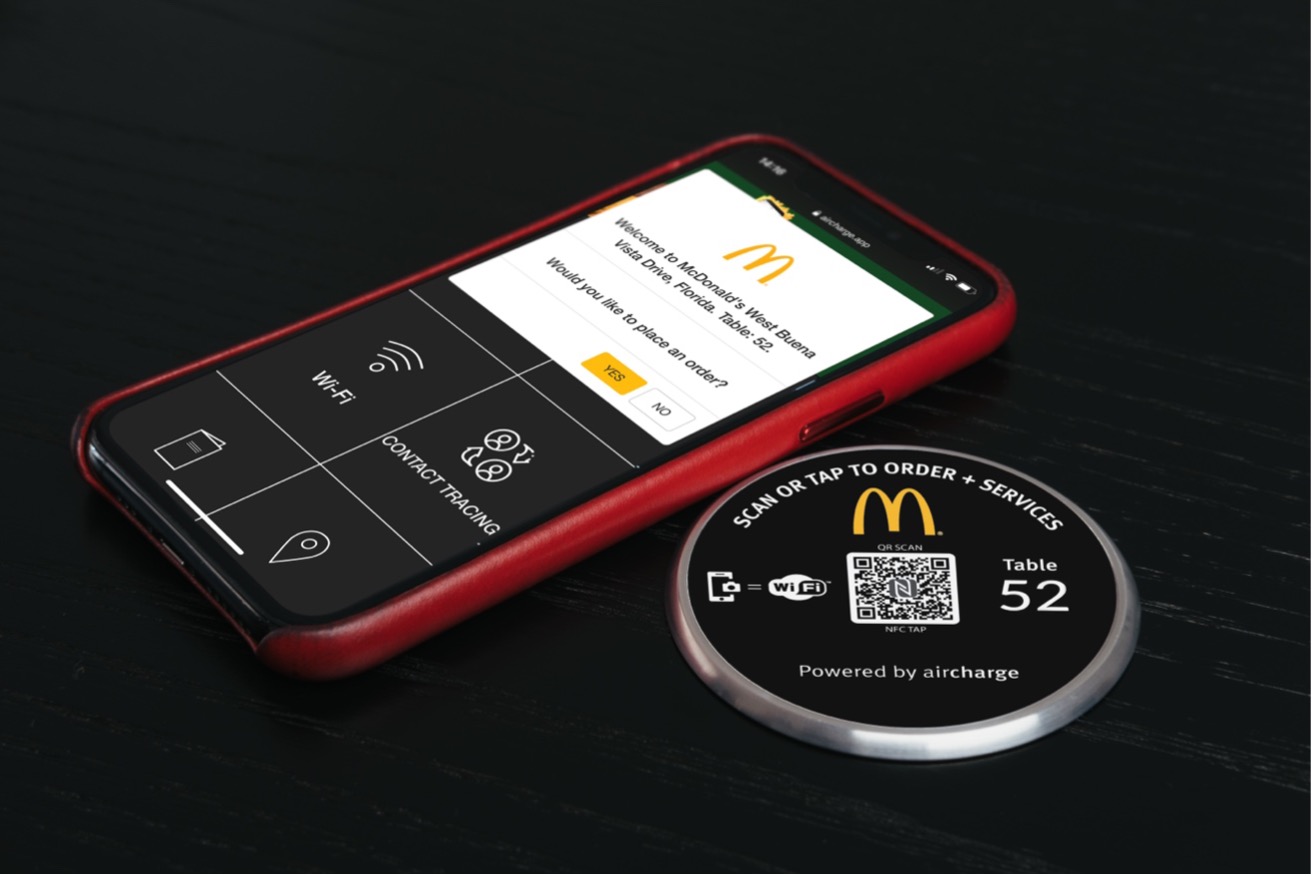 mcdonalds marker and phone